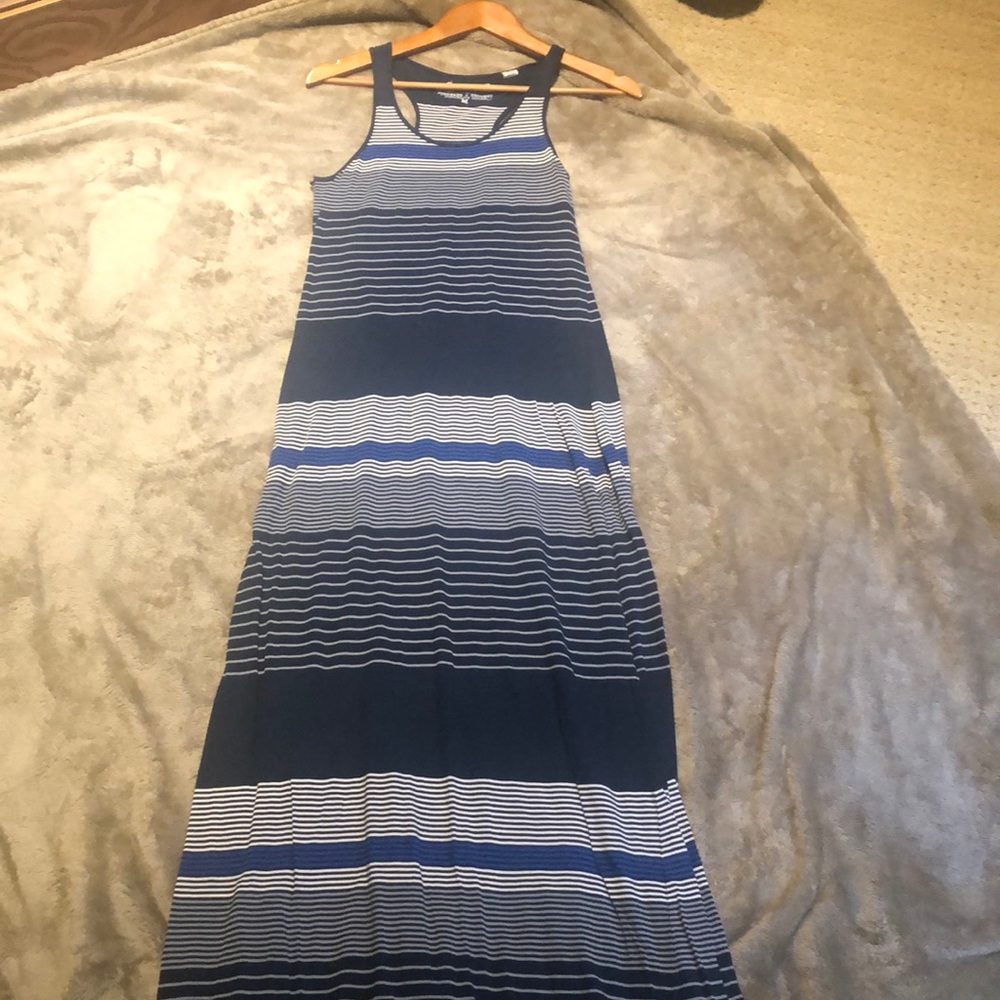 Stripe maxi dress